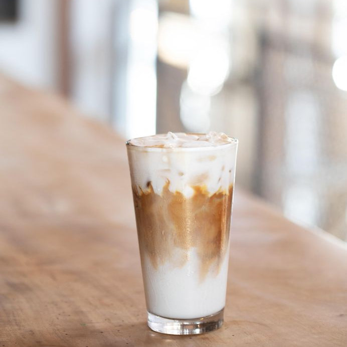 Salted Caramel Cloud Collagen Iced Coffee